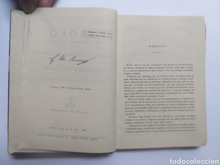 Libros de segunda mano: Tesoro de conocimientos &uacute;tiles ediciones Bru&ntilde;o 1958 . Escuela ense&ntilde;anza - Foto 9