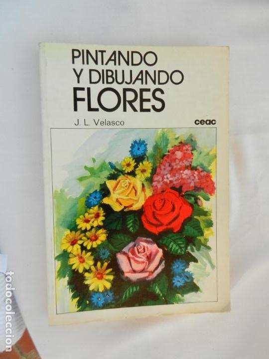 Libros de segunda mano: PINTANDO Y DIBUJANDO FLORES - J. L. VELASCO - CEAC. 1981. - Foto 1