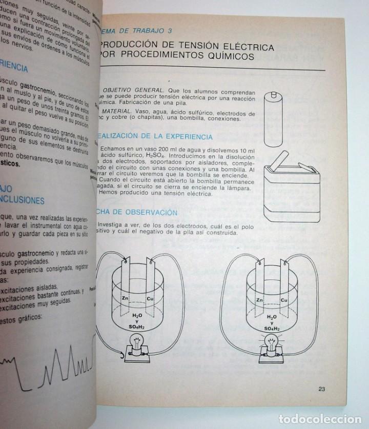 Libros de segunda mano: Libro de texto - 8&ordm; EGB Experiencias de laboratorio - Edit. Everest 1983 - Foto 2