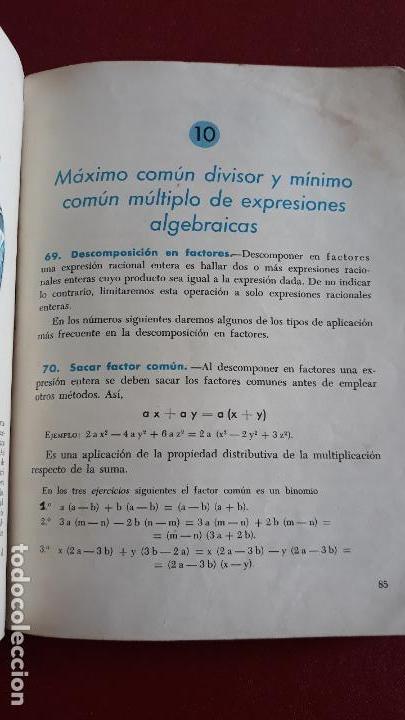 Libros de segunda mano: MATEMATICAS 3&ordm; CURSO. C MARCOS Y J MARTINEZ. 1964 - Foto 3