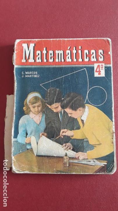 Libros de segunda mano: MATEMATICAS 4&ordm; CURSO. C MARCOS Y J MARTINEZ. - Foto 1