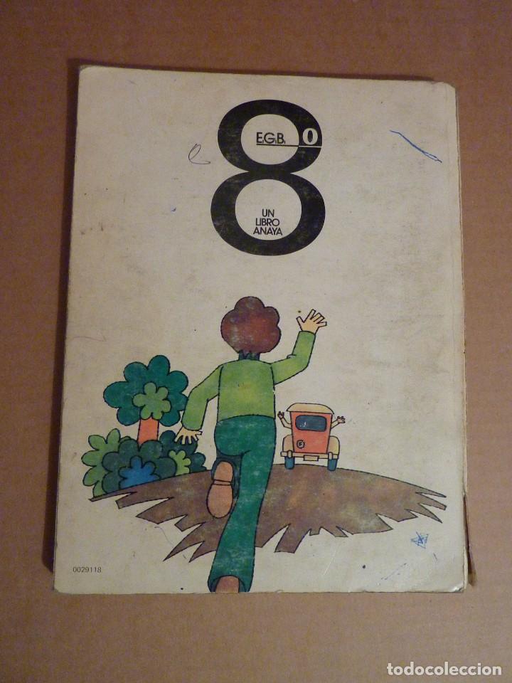 Libros de segunda mano: FRANC&Eacute;S 8&ordm; E.G.B. EDITORIAL ANAYA. A&Ntilde;O 1974. - Foto 2