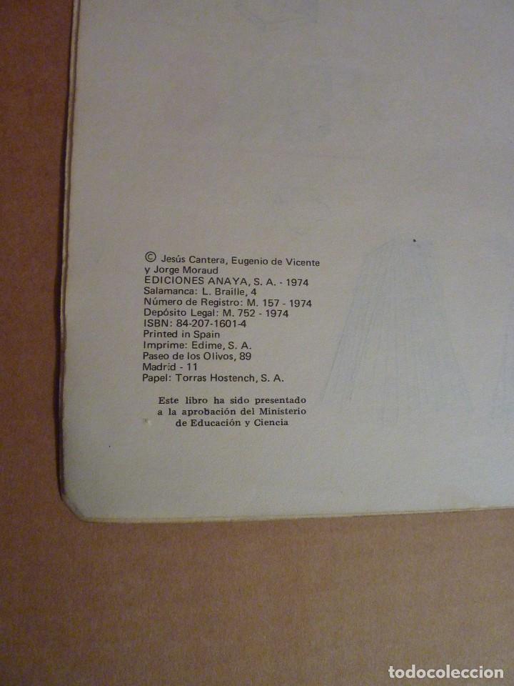 Libros de segunda mano: FRANC&Eacute;S 8&ordm; E.G.B. EDITORIAL ANAYA. A&Ntilde;O 1974. - Foto 3