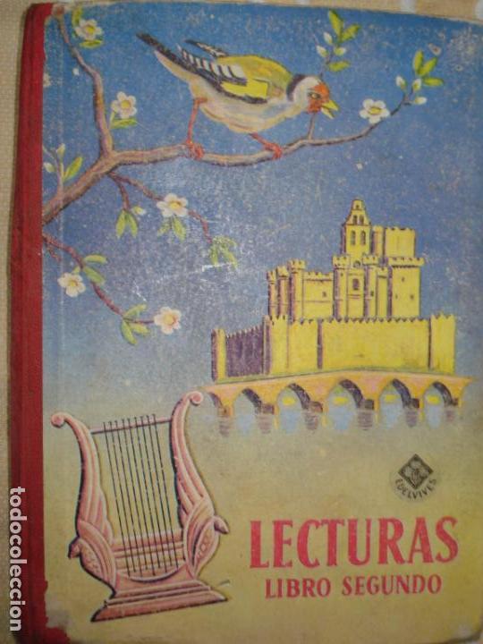 Libros de segunda mano: LIBRO, LECTURAS, LIBRO SEGUNDO, EDELVIVES A&Ntilde;O 1958 - Foto 1
