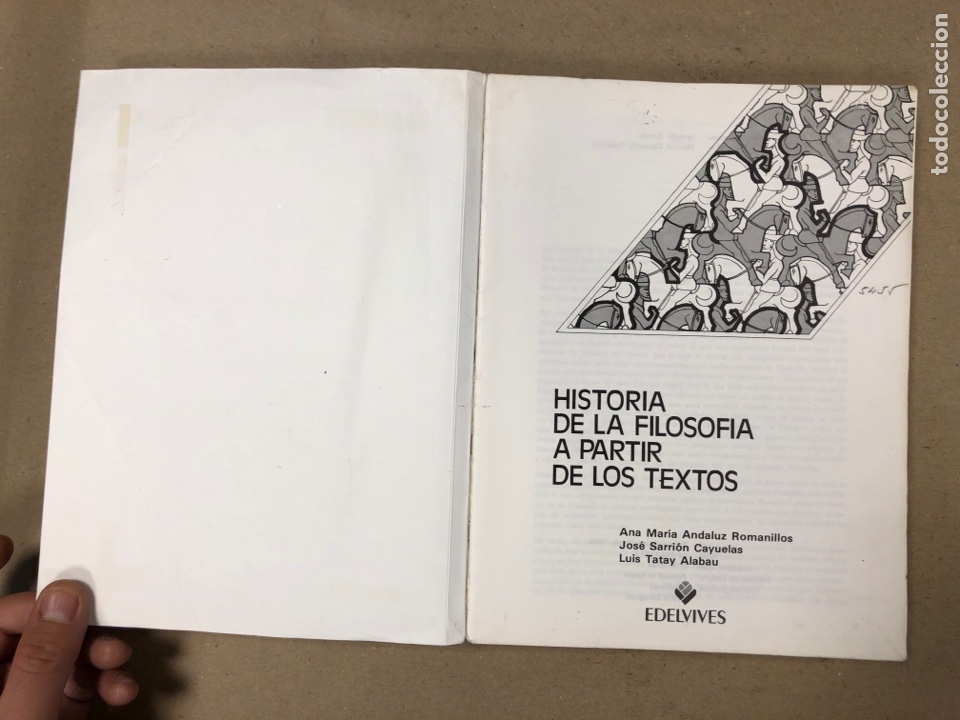 Libros de segunda mano: HISTORIA DE LA FILOSOFÍA A PARTIR DE LOS TEXTOS. VV.AA. EDITORIAL LUIS VIVES 1985. - Foto 2 - 165095541