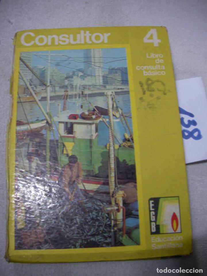 Libros de segunda mano: ANTIGUO LIBRO DE TEXTO - CONSULTOR 4&ordm; EGB - Foto 1