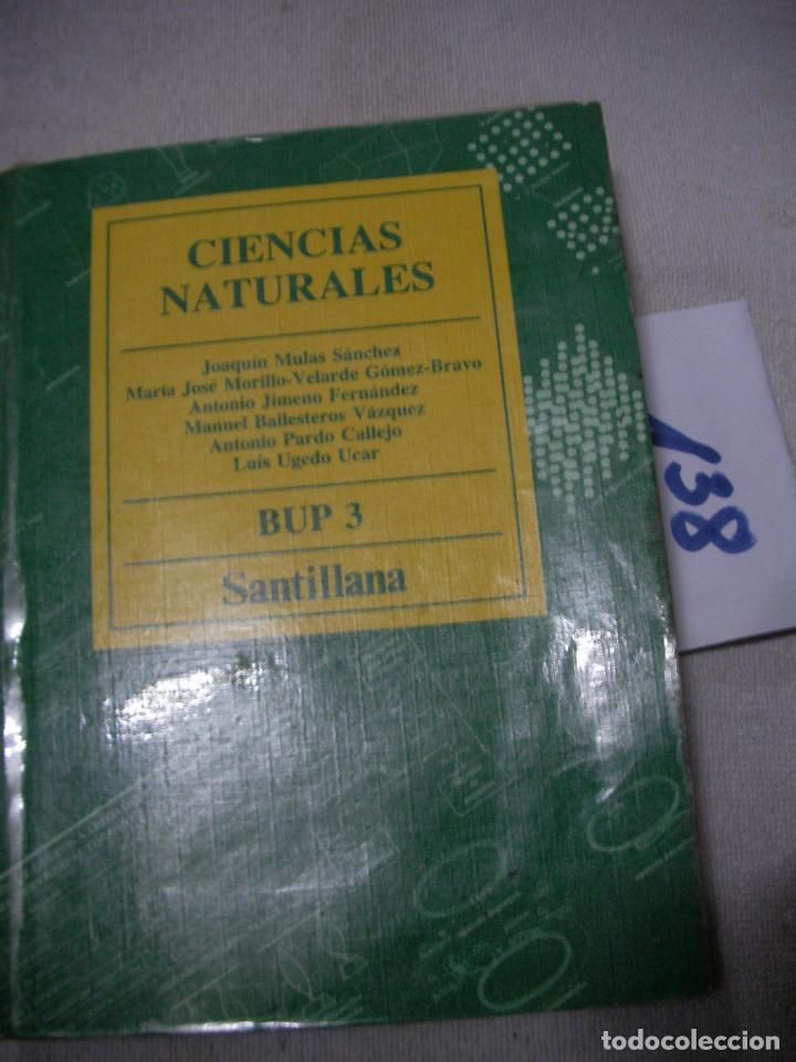 Libros de segunda mano: ANTIGUO LIBRO DE TEXTO - CIENCIAS NATURALES 3&ordm; BUP - Foto 1
