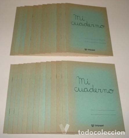 Libros de segunda mano: MI CUADERNO. PRECIOSO LOTE DE 25 CUADERNILLOS. (UNIPAPEL). A&Ntilde;OS 80