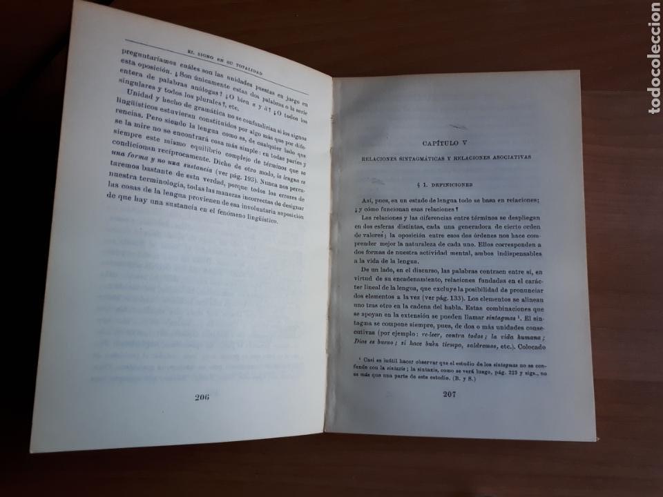 Libros de segunda mano: CURSO DE LING&Uuml;&Iacute;STICA GENERAL. FERDINAND DE SAUSSURE - Foto 5