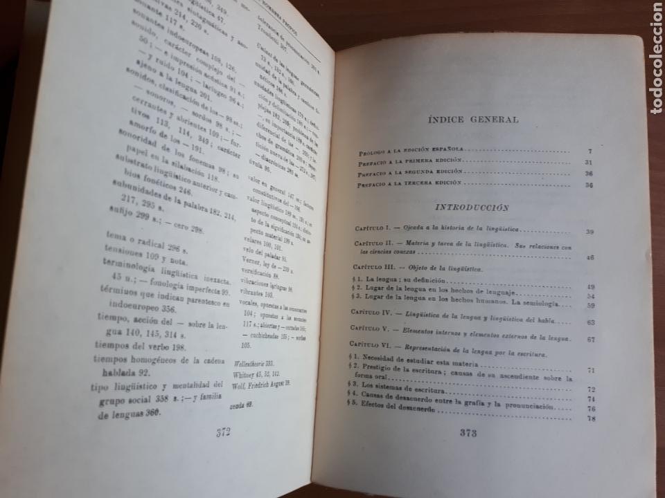 Libros de segunda mano: CURSO DE LING&Uuml;&Iacute;STICA GENERAL. FERDINAND DE SAUSSURE - Foto 7