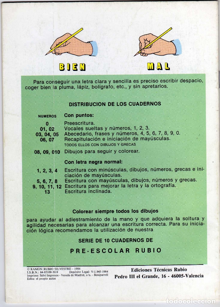 Libros de segunda mano: RUBIO - ESCRITURA 7 - Foto 2
