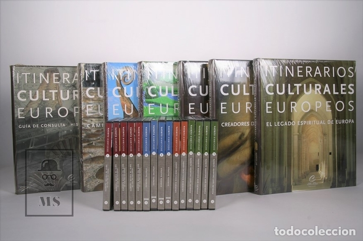 Livros em segunda m&atilde;o: Colecci&oacute;n Completa 6 Tomos + 15 DVD y Guia de Consulta- Itinerarios Culturales Europeos -Precintados