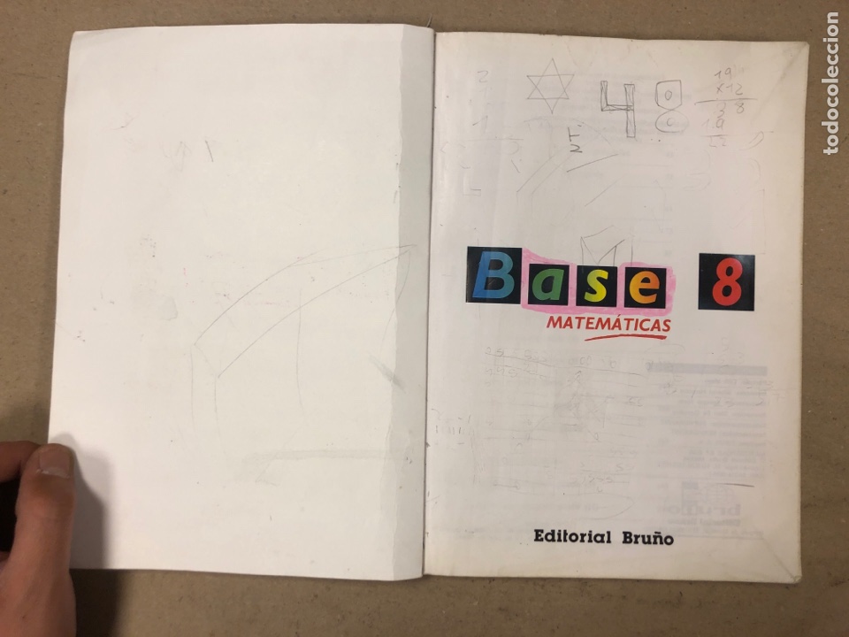 Libros de segunda mano: BASE MATEM&Aacute;TICAS 8&deg; EGB. EDITORIAL BRU&Ntilde;O (1991). - Foto 2