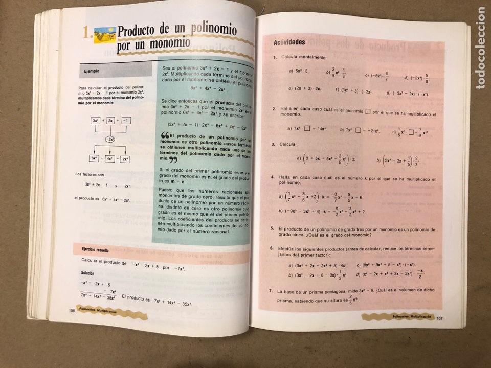 Libros de segunda mano: BASE MATEM&Aacute;TICAS 8&deg; EGB. EDITORIAL BRU&Ntilde;O (1991). - Foto 6