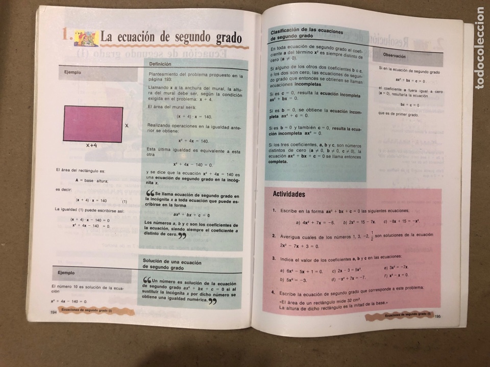 Libros de segunda mano: BASE MATEM&Aacute;TICAS 8&deg; EGB. EDITORIAL BRU&Ntilde;O (1991). - Foto 8