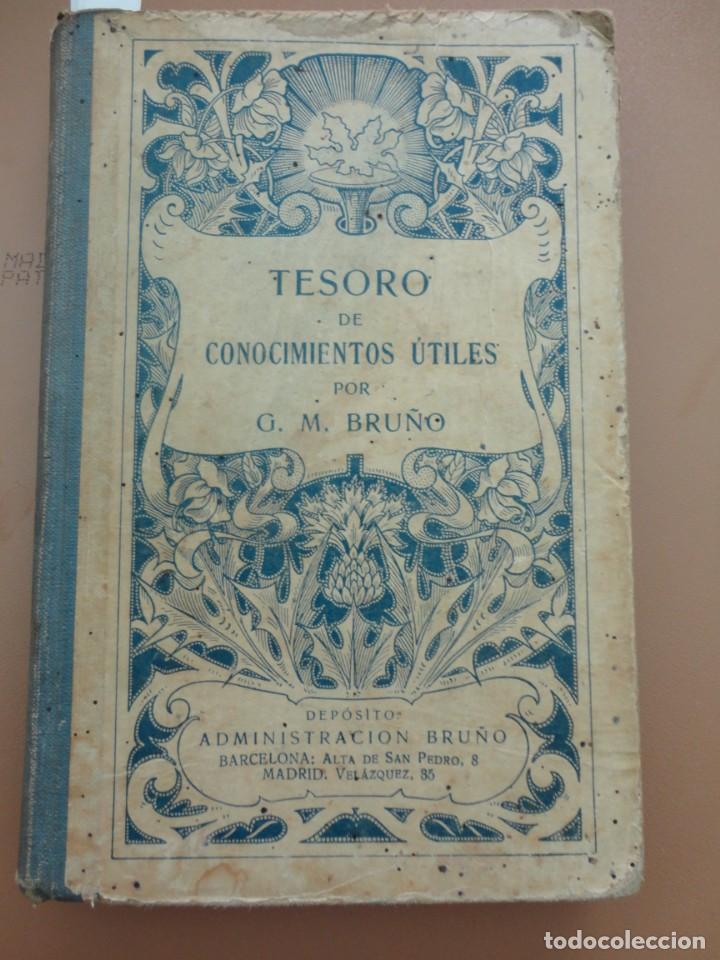 Libros de segunda mano: TESORO DE CONOCIMIENTOS &Uacute;TILES - BRU&Ntilde;O - Foto 1