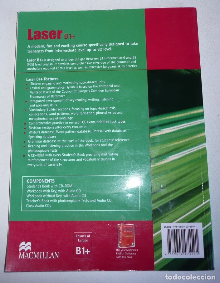Libros de segunda mano: Laser B1+ Workbook + Students book (Macmillan, 2008) CD-ROM incluido - Foto 3