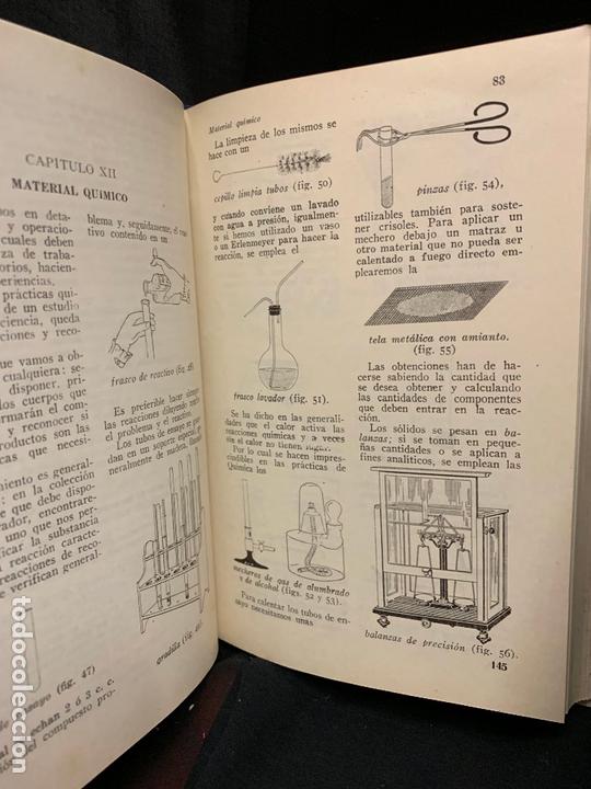 Libros de segunda mano: ELEMENTOS DE QUIMICA, a&ntilde;o 1942 mide 19x13cms y 423pags. IMPECABLE - Foto 2