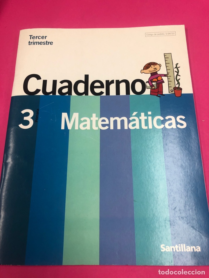 Libros de segunda mano: CUADERNO 3 MATEMATICAS SANTILLANA 2005 - Foto 1