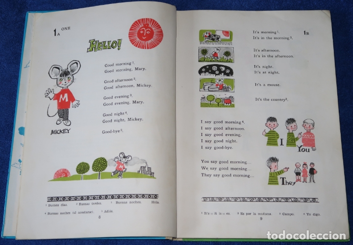 Libros de segunda mano: English with Mickey - Ediciones SM (1967) - Foto 6
