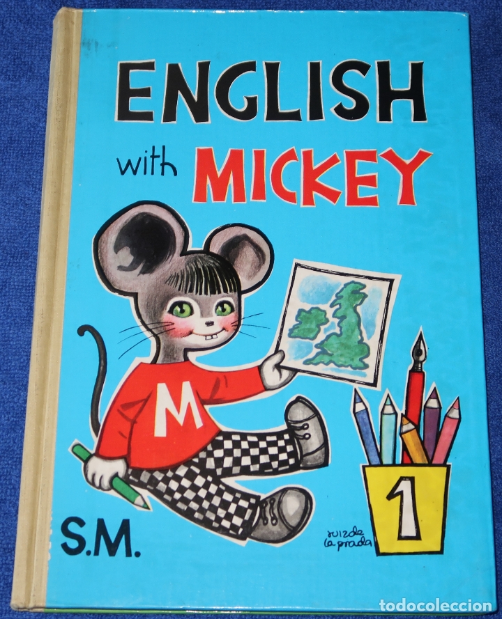 Libros de segunda mano: English with Mickey - Ediciones SM (1967) - Foto 1