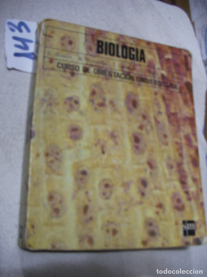 Libros de segunda mano: ANTIGUO LIBRO DE TEXTO - BIOLOGIA COU - Foto 1