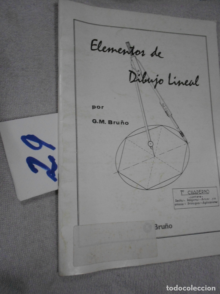 Libros de segunda mano: ANTIGUO LIBRO DE TEXTO - ELEMENTOS DE DIBUJO LINEAL - Foto 1