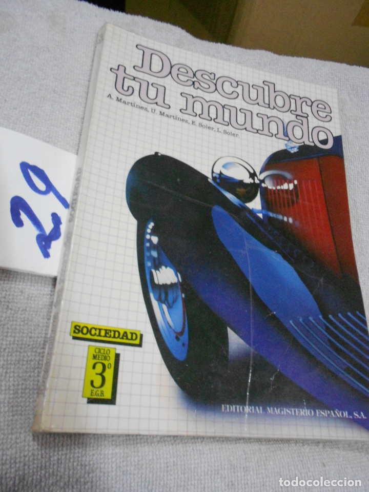 Libros de segunda mano: ANTIGUO LIBRO DE TEXTO - SOCIEDAD 3&ordm; EGB - Foto 1