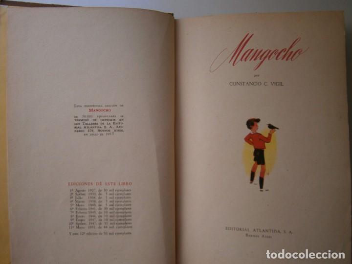 Libros de segunda mano: Mangocho Constancio Vigil Atlantida 1957 EC - Foto 9