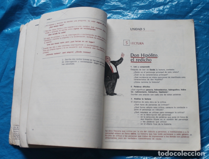Libros de segunda mano: LENGUAJE 5&ordm; EGB, SANTILLANA 1978 - Foto 2