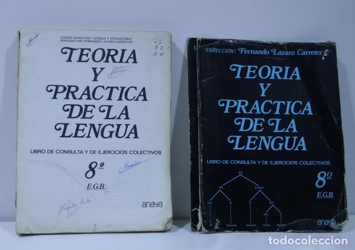 Libros de segunda mano: TEOR&Iacute;A Y PRACTICA DE LA LENGUA 8 / EDITORIAL ANAYA 1976 - Foto 3