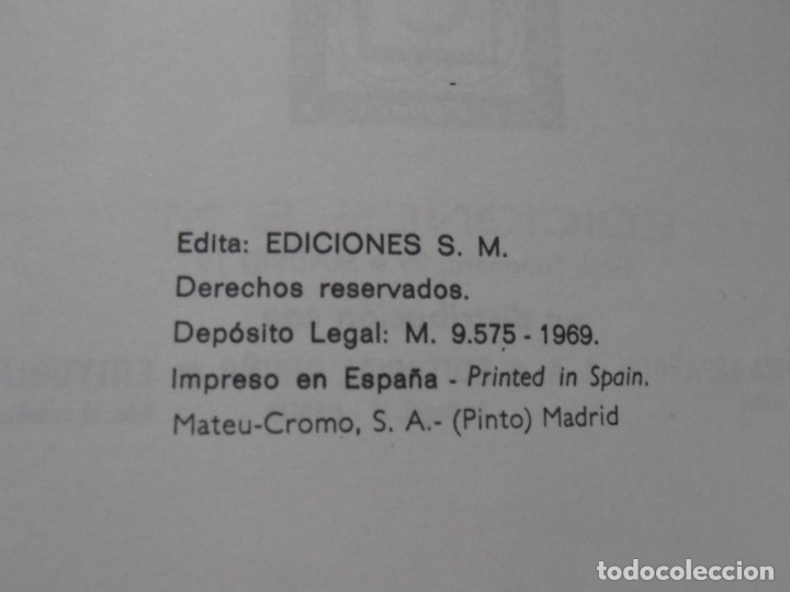 Libros de segunda mano: LIBRO DE TEXTO, ESPA&Ntilde;OL 1&ordm;, SM 1969 - Foto 2