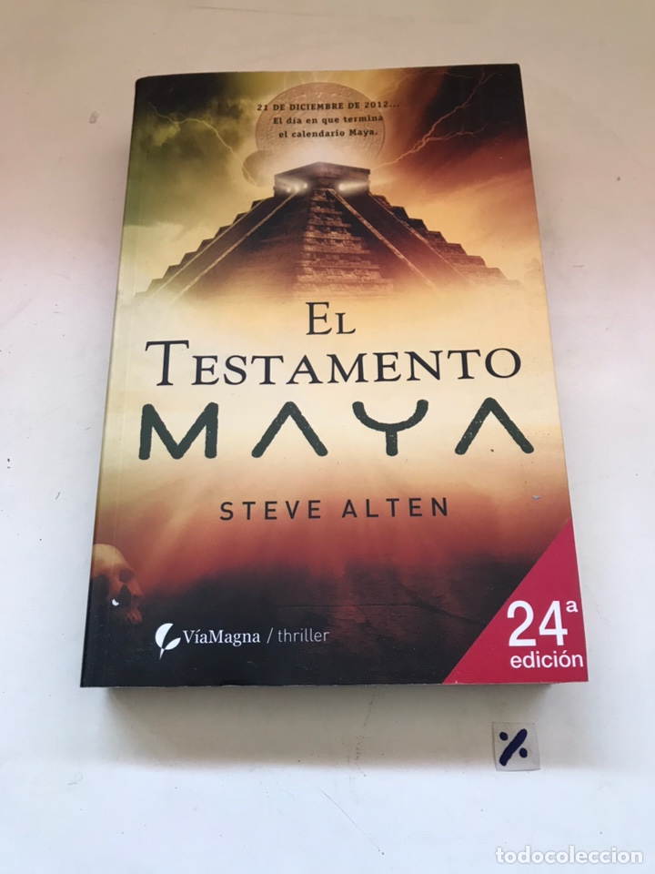 Libros de segunda mano: El testamento Maya. Steve Alten - Foto 1