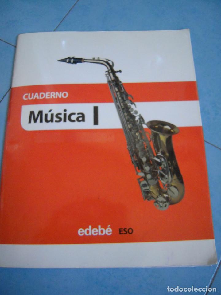 Libros de segunda mano: Cuaderno de M&uacute;sica 1&ordm; ESO Edeb&eacute; - Foto 1
