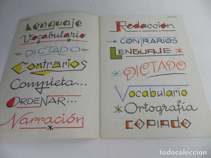 Libros de segunda mano: ROTULACI&Oacute;N ESCOLAR (CURSO 1&ordm; E.G.B.) - EDIT. ROMA-1977 - Foto 3