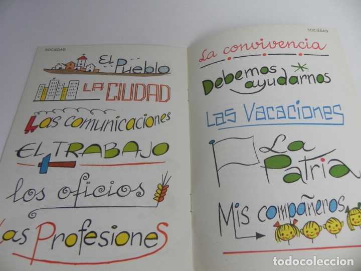 Libros de segunda mano: ROTULACI&Oacute;N ESCOLAR (CURSO 1&ordm; E.G.B.) - EDIT. ROMA-1977 - Foto 5