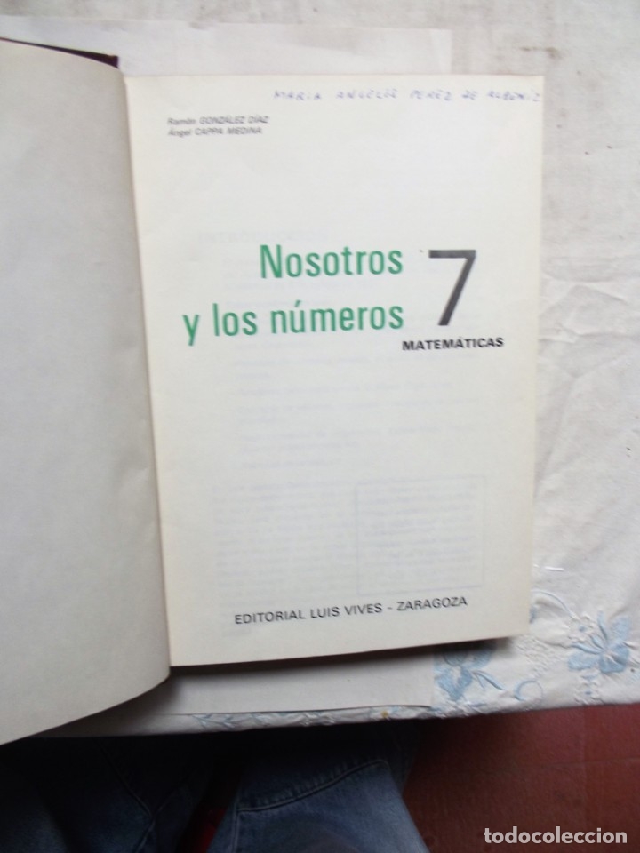 Libros de segunda mano: MATEMATICAS 7&ordm; Y 8&ordm; E.G.B. - Foto 2