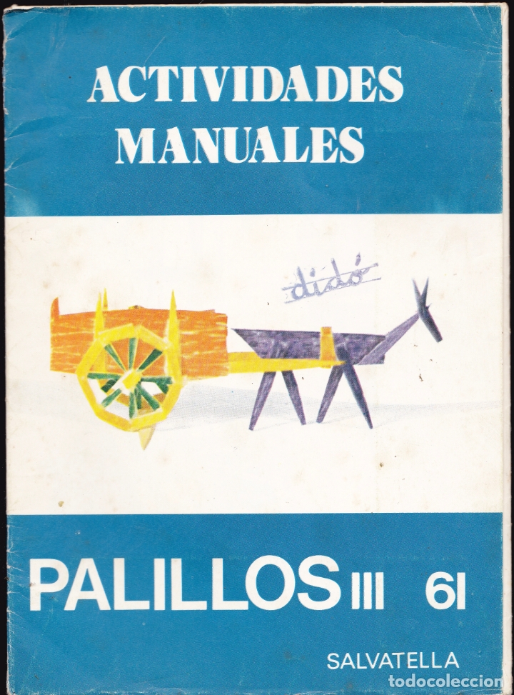 Libros de segunda mano: ACTIVIDADES MANUALES  PALILLOS - Foto 1