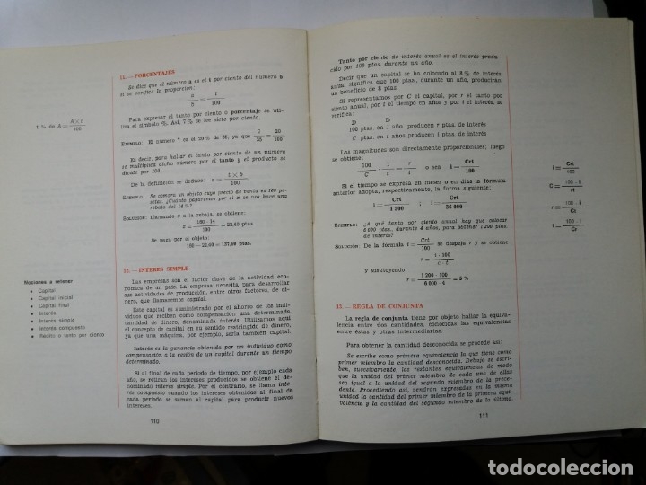 Libros de segunda mano: MATEM&Aacute;TICAS F.P. 1. EDICIONES SM. 1976. - Foto 3