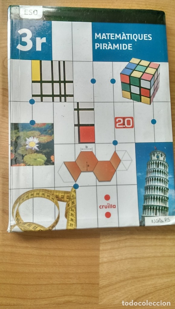 Libros de segunda mano: LIBRO MATEM&Agrave;TIQUES &laquo;PIR&Agrave;MIDE&raquo; 3&ordm; ESO EDITORIAL CRU&Iuml;LLA - Foto 1