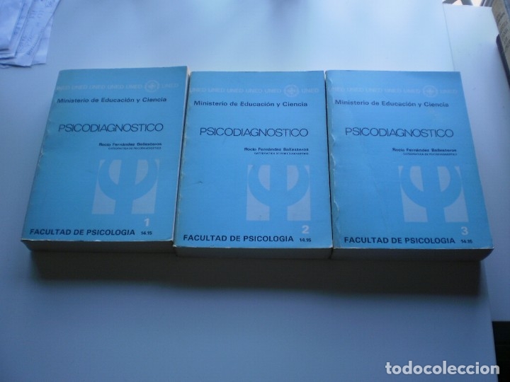Libros de segunda mano: PSICODIAGNOSTICO. TOMOS I, II, III - Foto 1