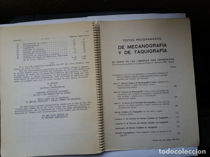 Libros de segunda mano: PR&Aacute;CTICAS DE MECANOGRAF&Iacute;A. LIBRO 2&ordm;. ANTONIO CABALLERO. 1980. - Foto 4