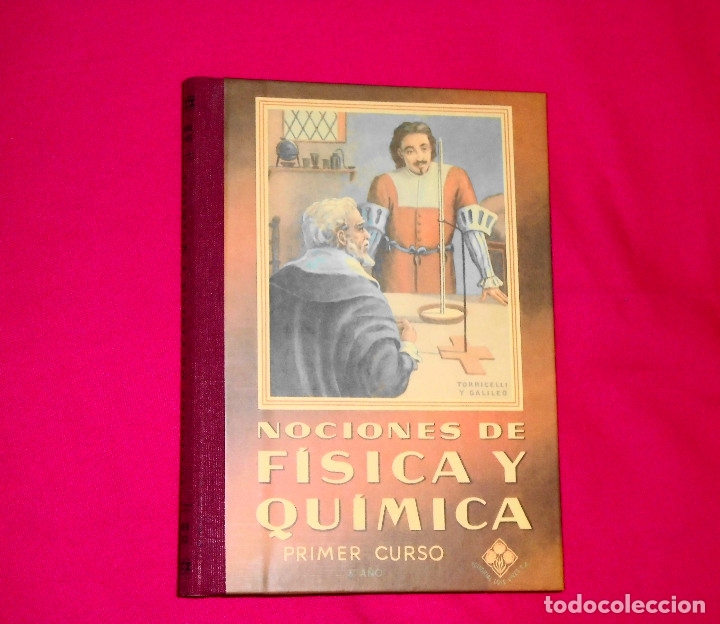 Libri di seconda mano: Libro NOCIONES DE FISICA Y QUIMICA.Reedici&oacute;n de libro franquista de texto, fiel al formato original.