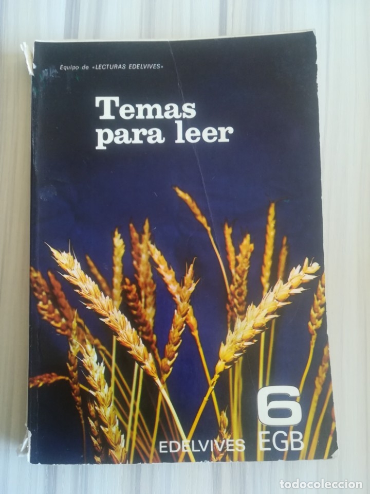 Libros de segunda mano: Temas para leer. 6 EGB. Edelvives. - Foto 1