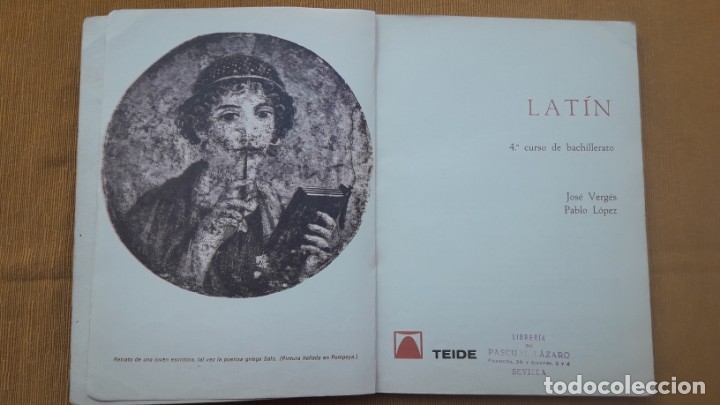Libros de segunda mano: LAT&Iacute;N, 4&ordm; CURSO DE BACHILLERATO, Teide 1971 - Foto 2