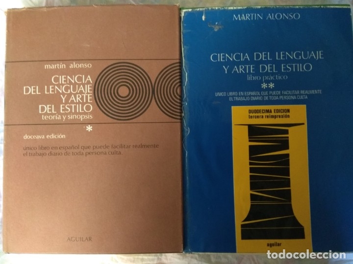 Libros de segunda mano: CIENCIA DEL LENGUAJE Y ARTE DEL ESTILO - MARTIN ALONSO - Foto 1