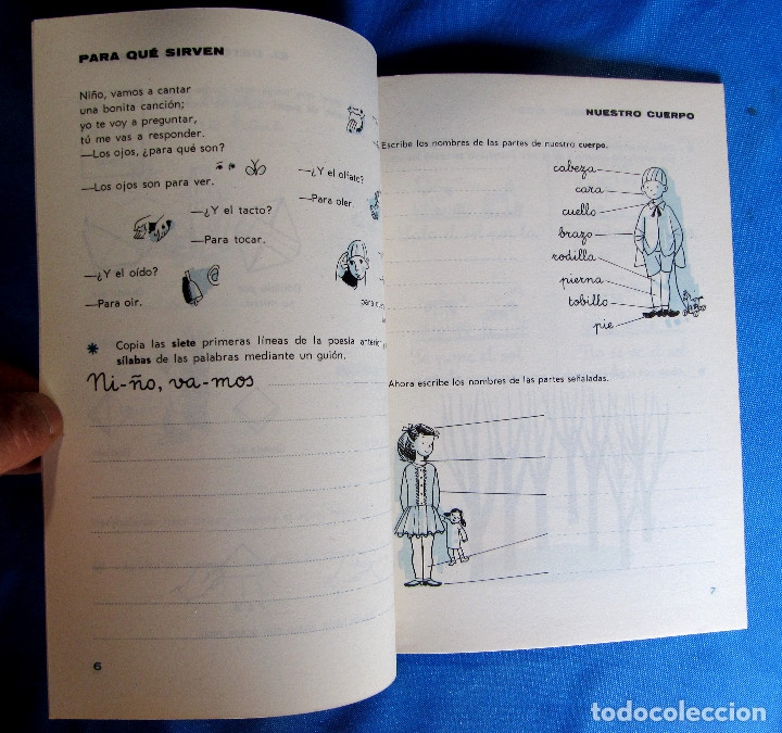 Libros de segunda mano: CUADERNO DE PR&Aacute;CTICAS Y EJERCICIOS DE VACACIONES. 2 PRIMARIA. EDITORIAL TEIDE, 1970. - Foto 3