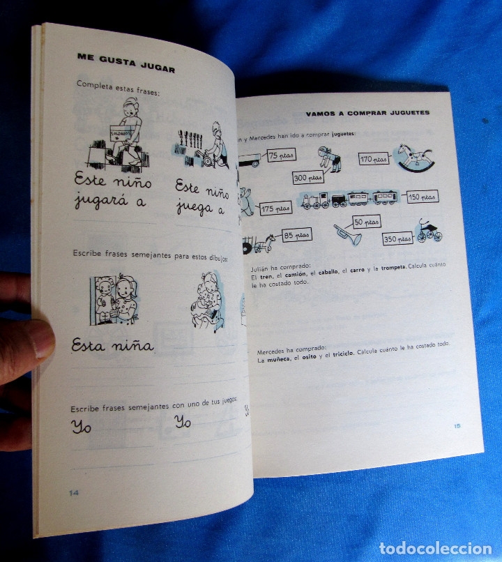 Libros de segunda mano: CUADERNO DE PR&Aacute;CTICAS Y EJERCICIOS DE VACACIONES. 2 PRIMARIA. EDITORIAL TEIDE, 1970. - Foto 4