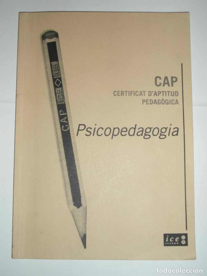 Cap Certificat D Aptitud Pedagogica Psicopeda Buy Textbooks At Todocoleccion