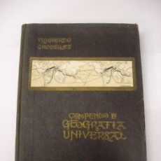 Libros de segunda mano: COMPENDIO DE GEOGRAFÍA UNIVERSAL JOAQUÍN IZQUIERDO CROSELLES 1946 ELEMENTOS GEOGRAFÍA FÍSICA HUMANA